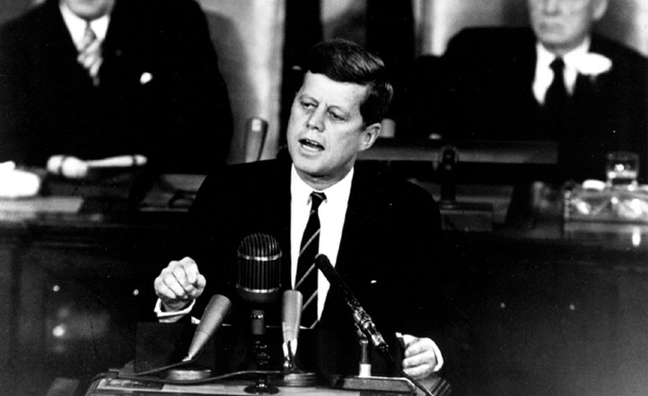 JFK Tells Congress We Must Go to the Moon